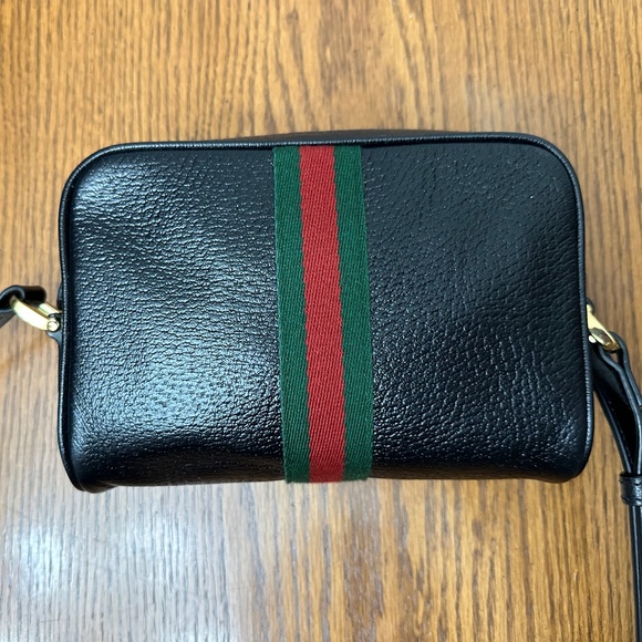 COPY - GUCCI Black Leather Mini Ophidia Crossbody Bag - Picture 5 of 8
